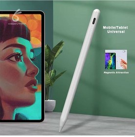 Resim Butam Bilişim Pencil 14 Universal Stylus Dokunmatik Kalem-beyaz 