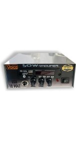 Resim Electroon Voice 50WATT 12VOLT Pazarcı Anfisi USB Girişli Kumandalı 