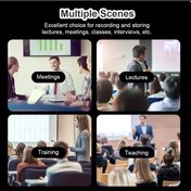 Resim Sessiz Kayıt Cihazı - 32gb Hafızalı, Taşınabilir Ses Kaydedici, Ders/toplantı/röportaj İçin 