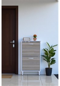 Resim Eliusta Kalvo 52 Cm Genişlikte Cordoba Renk Ayakkabılık 52x86x26 Cm Ayaklı Ayakkabılık Cordoba 