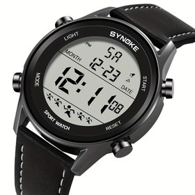 Resim SYNOKE Erkek Kronograf Alarm Çok Fonksiyonlu Elektronik Saat 
