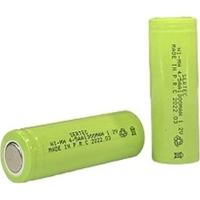 Resim 1.2v 1300 Mah - 4/5aa- Ni-mh Şarjlı Pil - Başsız / Flat Head 
