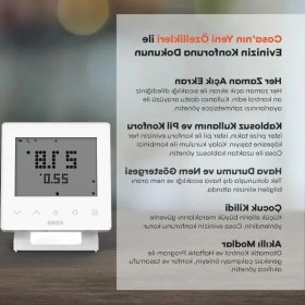Resim Die Grup Kablosuz Oda Termostatı, Kombi Kontrolü Için Akıllı Sistem 
