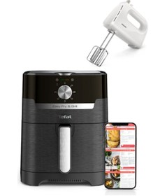 Resim TEFAL Easy Fritöz Airfryer, 4,2 Litre Kapasite, Mikser HEDİYELİ 