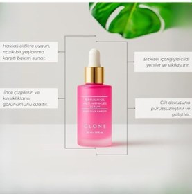 Resim Glone Bakuchiol Kırışıklık Karşıtı Serum, 30ml I Doğal Retinol Alternatifi, Hyaluronik & Centella Gücü 