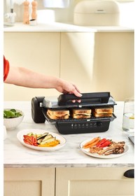 Resim Karaca Crust Grill Toast 1800 W Izgara Ve Tost Makinesi 