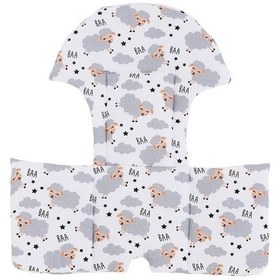 Resim Safemom Müslin Mama Sandalyesi Minderi Kuzu 