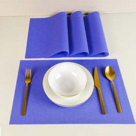 Resim Maxstyle Harmony Bluebell 4 Parça Amerikan Servis Seti 30x45 cm 