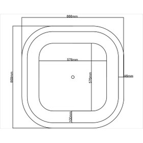 Resim MOTİFPİYER Motifpiyer Lamba Tavan Göbeği 81 Kare Oval Dis Citali 