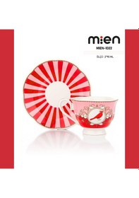 Resim Mien Kuş Desenli 2 Kişilik Türk Kahve Fincan Takımı 90 Ml Beyaz 