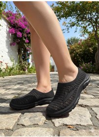 Resim KANTEX Deniz Ayakkabısı Günlük Kaymaz Taban Şık Havuz Plaj Rafting Hava Alabilen Esnek Konforlu Sandalet 