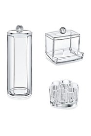 Resim Sultan's Üçlü Makyaj Organizer Seti Pamukluk, Rujluk, Kulak Pamukluğu 