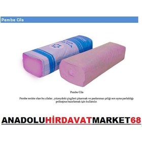 Resim Taş Cila Krom Metal Parlatici Taş Cila Ince Parlatma Cilasi Pembe 