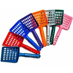 Resim Küçük Kedi Kumu Küreği Çok Renkli 