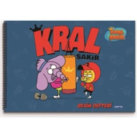Resim Alex Schoeller Gıpta Kral Şakir Resim Defteri Spiralli 25x35 15 Yaprak 