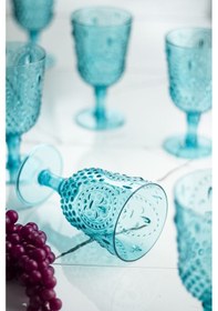 Resim Aquamarin Akrilik Tekli Kadeh & Su Meşrubat Kahve Yanı Bardağı 450 ML ( Cam Değildir ) 