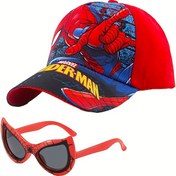 Resim Marvel, 2 adet Şapka + Gözlük Seti, Örümcek Adam Beyzbol Şapkası, Unisex Tavşan Burunlu Şapka Ayarlanabilir Uyum, Tüm Mevsimler Dış Mekan Seyahat ve Günlük Giyim İçin Uygun, Aile ve Arkadaşlar İçin Mükemmel Doğum Günü Hediyesi 