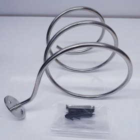 Resim Banyo Monza Fön Askı Aparatı Paslanmaz Mat Krom 