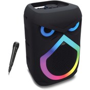Resim Auris Kln140 25w 8 İnç Mikrofonlu Rgb Bluetooth Hoparlör 