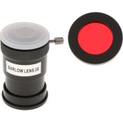 Resim Flameer 1.25 "teleskop Barlow Lens 3x Merceği Astronomi Fotoğraf Filtresi Kırmızı Için Set (Yurt Dışından) 