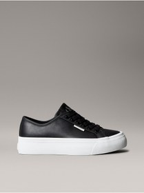 Resim Calvin Klein Leather Comfort Platform Trainers 