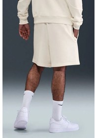 Resim Nike Giannis Fleece 8" Mens Short Erkek Fransız Havlu Kumaş 20 Cm Şort Beyaz Beyaz 