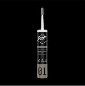 Resim Selsil Genel Amaçlı Silikon 280gr - Şeffaf Şeffaf 