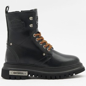 Resim Harley Davidson Dearie Kadın Siyah Deri Bot 