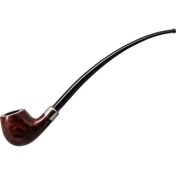Resim Vauen Lesepfeife 3661 9mm. Filtreli Ebonit Saplı Pipo 