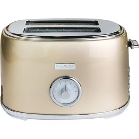 Resim Hepta Collection Berghoff Gem Metallic 2 Dilim Ekmek Kızartma Makinesi – 815 W, Paslanmaz Çelik Gövde | Gold 