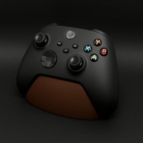 Resim Mizaku Minimalistik Xbox One Kontrolcü İçin Tasarlanmış Gamepad Standı (Kahverengi) 