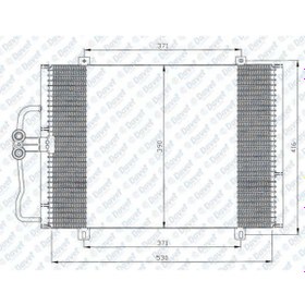 Resim Klima Radyatoru Kondenser Megane I 1995- 504607905 