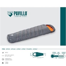 Resim Bestway Pavillo Hiberhide 5 (3-8 C) Uyku Tulumu Gri 