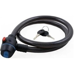 Resim Bisiklet Motorsıklet Halat Kilit 15mm Kalınlık -150cm Uzunluk 