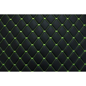 Resim Berryka Baklava Desen Yat Gemi Oto Döşemelik Kapitone Suni Deri Kumaş 140cm En 