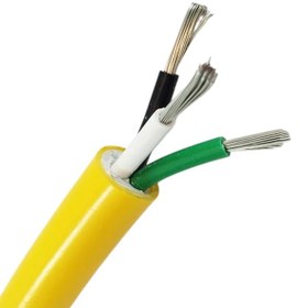 Resim 3x2,5mm Sahil Besleme Kablosu Sarı Renk Kalaylı Marin Kablo 5 Metre 
