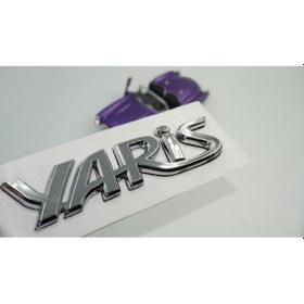 Resim Yaris 3m 3d Bagaj Yazı Logo Amblem 