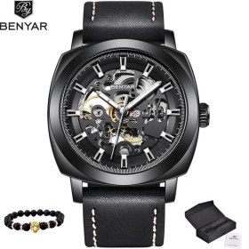 Resim 2xudc 05 Relogio Masculino Benyar 5121 Iş Otomatik Mekanik Saat Erkek (Yurt Dışından) 