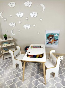 Resim MİRACLE 3D Çocuk Oyun Etkinlik Çalışma Masası Aktivite Masası 