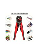 Resim Chenkestoreone Wire Stripper Otomatik Kabuk Soyucu 24-10 Awg 0 2 6mm² Antislip Paslanmaz 