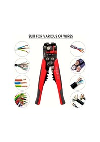 Resim Chenkestoreone Wire Stripper Otomatik Kabuk Soyucu 24-10 Awg 0 2 6mm² Antislip Paslanmaz 