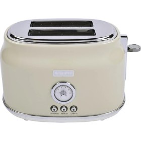 Resim Berghoff Gem Retro Krem Rengi Iki Dilim Ekmek Kızartma Makinesi 