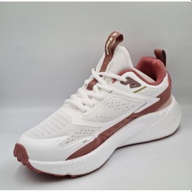 Resim Kappa La Vega Beyaz Somon Kadın Sneaker Spor Ayakkabı Beyaz - Somon 