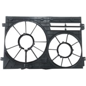 Resim FAM Volkswagen Caddy 11/15 Radyatör Ve Klima Fan Davlumbazı Boş Gövde (Çiftli) (300w 363mm) 