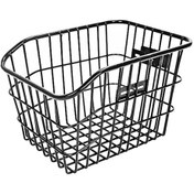 Resim Bisiklet Sepeti Çoğu Arka Bisiklet Rafı Için Su Geçirmez Büyük Kapasiteli Metal Tel Bisiklet Sepeti A 