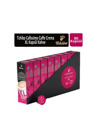 Resim Tchibo Cafissimo Caffe Crema XL Wake Up Kapsül Kahve 8 x 10'lu 