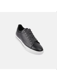 Resim Marcomen 21031 Erkek Hakiki Deri Sneaker Ayakkabı Siyah 