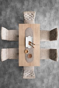 Resim Cesta El Yapımı Natural Runner 37x136 4008 - Natural / 37 x 136 