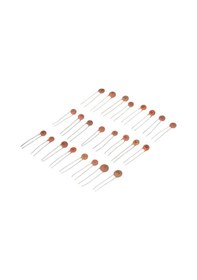 Resim Besthome1 960 Parça Seramik Kapasitör Seti - 24 Farklı Değer, Şeffaf Kutuda, Yüksek Frekans Uyumlu, Elektronik Ekipmanlar İçin 