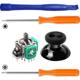 Resim Xbox One Analog Motor Topuz 1+1 T6 T8 Tornavida Ayırıcı Tamir Set Xbox One Kol Yedek Parça 